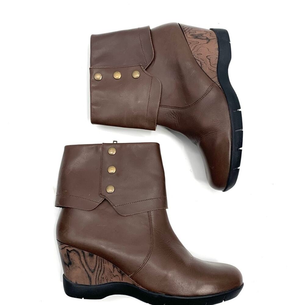 Sanita Maddox Short Women's Brown Bootie Size 42/US:11.5-12